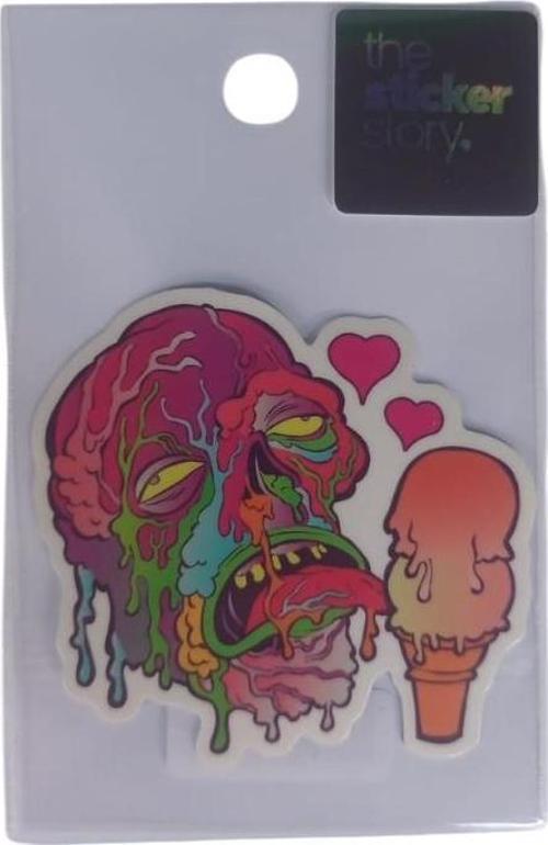 Yapışkanlı Sudan Etkilenmeyen Sticker The Sticker Story Dondurma Tss0047 (1 Adet)