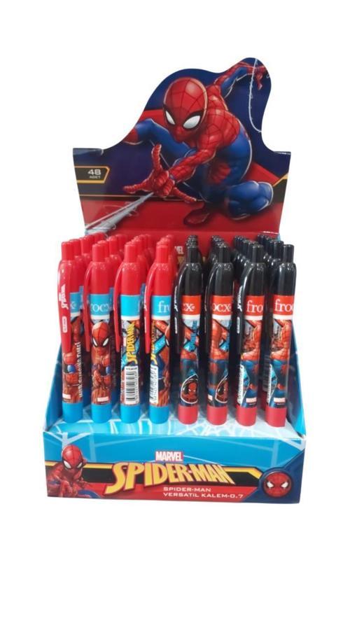Versatil Kalem (Mekanik Kurşun Kalem) Spiderman 0.7 Mm Web 40720B (48 Li Paket)