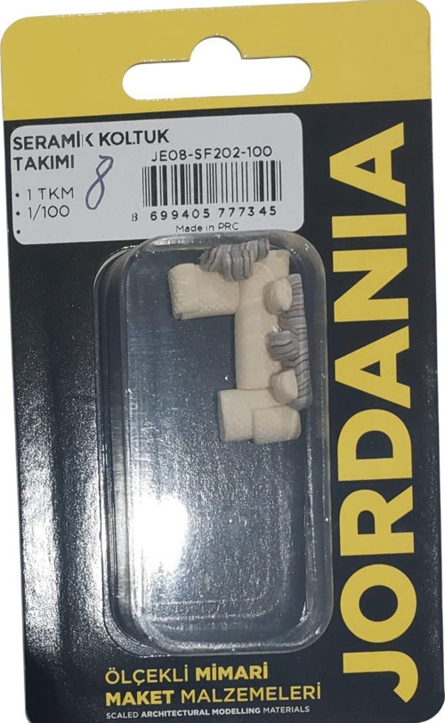 Ölçekli Mimari Maket Koltuk Takım Köşe 1/100 Je08-Sf202-100