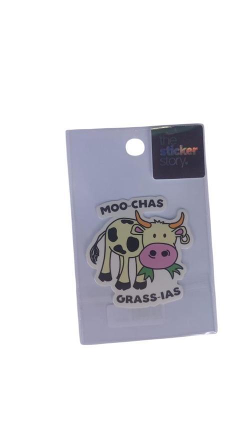 Yapışkanlı Sudan Etkilenmeyen Sticker The Sticker Story İnek Tss0187 (1 Adet)