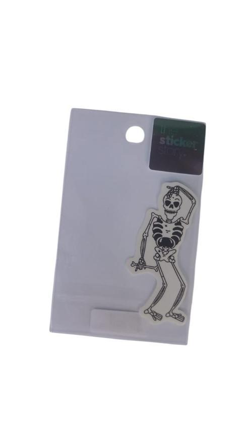 Yapışkanlı Sudan Etkilenmeyen Sticker The Sticker Story İskelet Tss0127 (1 Adet)