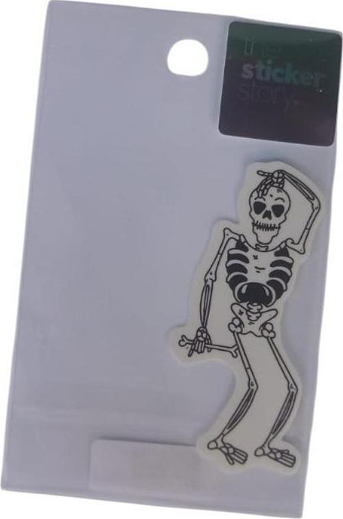 Yapışkanlı Sudan Etkilenmeyen Sticker The Sticker Story İskelet Tss0127 (1 Adet)