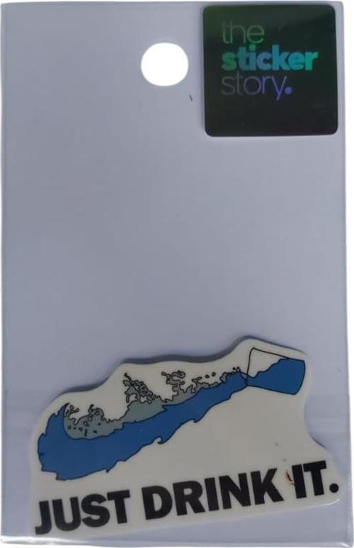 Yapışkanlı Sudan Etkilenmeyen Sticker The Sticker Story just Drink It Tss0265 (1 Adet)