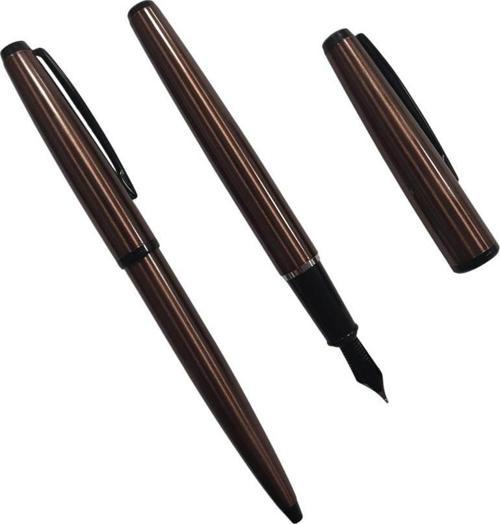 Dolmakalem + Tükenmez Kalem İkili Set Rose 78Mr