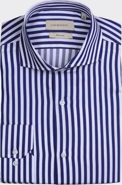 Erkek İtalyan Yaka Gömlek-KAX4117S