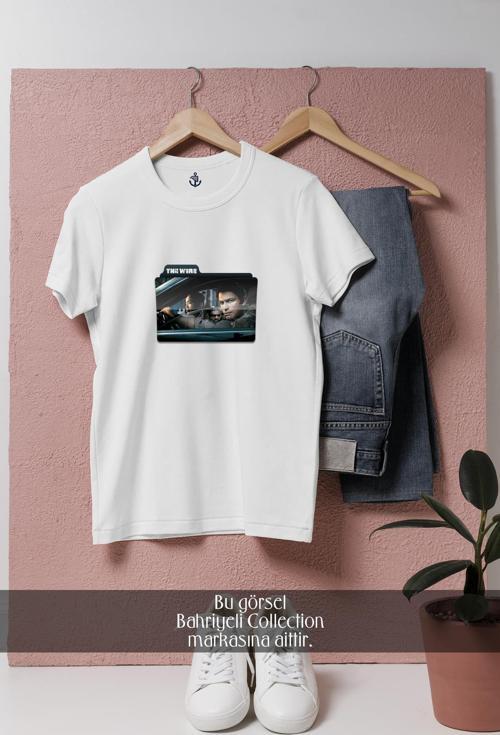 Oversize The Wire Folder İcon  Tasarımlı Unisex T-Shirt