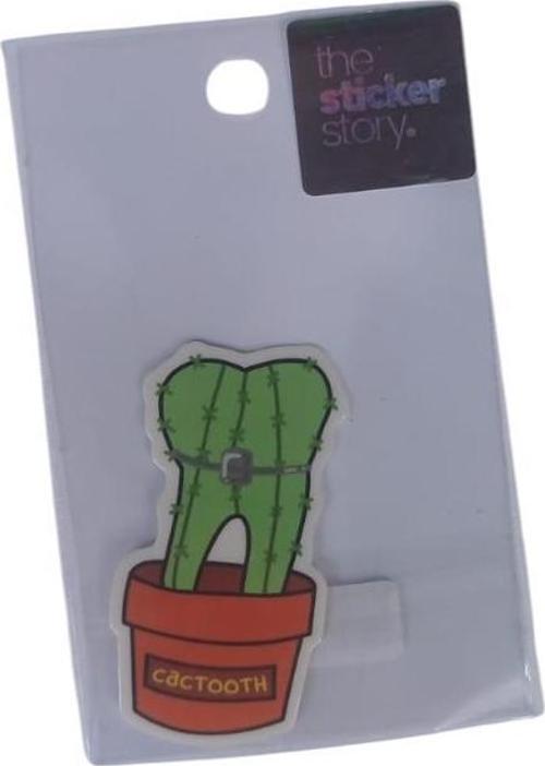 Yapışkanlı Sudan Etkilenmeyen Sticker The Sticker Story Kaktüs Tss0189 (1 Adet)