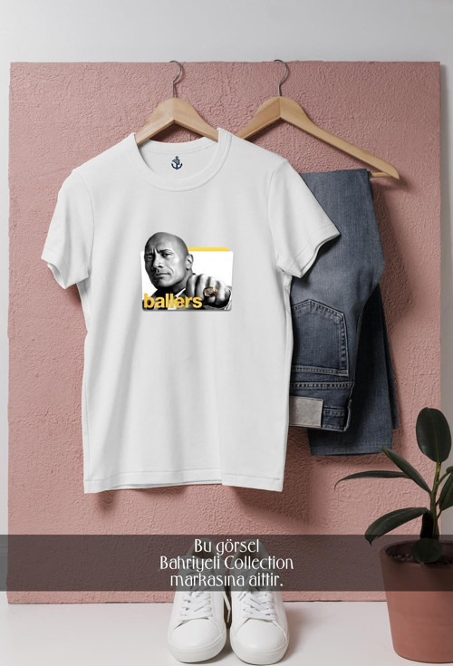 Oversize Ballers Yabancı Dizi Tasarımlı Unisex T-Shirt