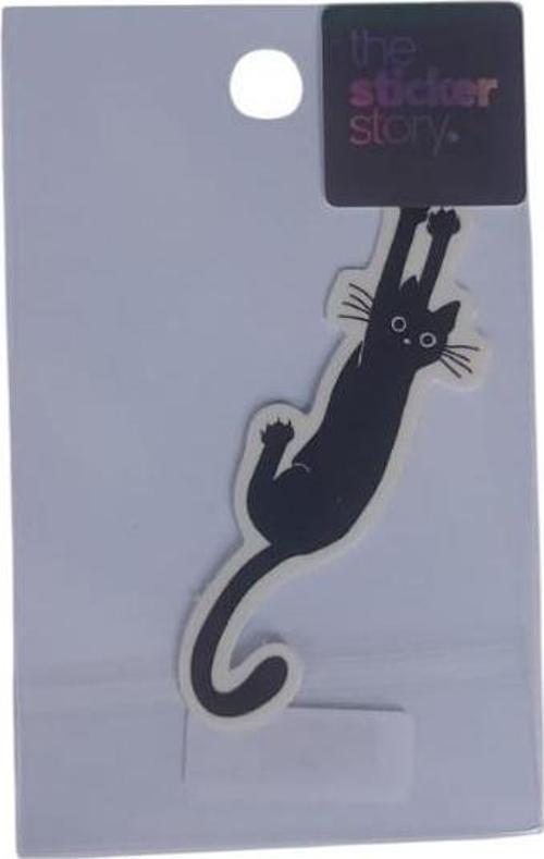 Yapışkanlı Sudan Etkilenmeyen Sticker The Sticker Story Kara Kedi Tss0155 (1 Adet)