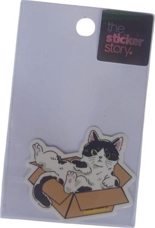 Yapışkanlı Sudan Etkilenmeyen Sticker The Sticker Story Kedi Tss0095 (1 Adet)