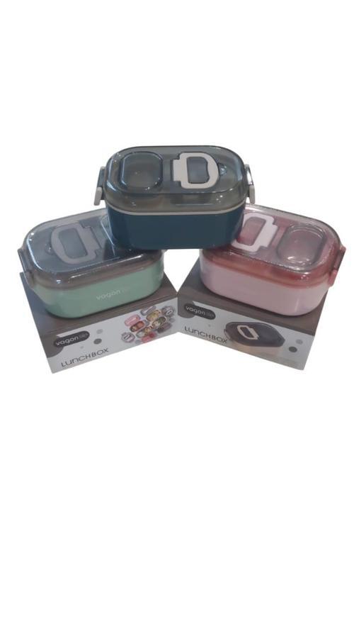 Karma Çelik Lunch Box Beslenme Kutusu 550 Ml Xc-7084 (Karışık Renk 1 Adet)