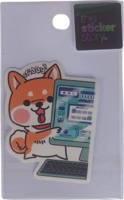 Yapışkanlı Sudan Etkilenmeyen Sticker The Sticker Story Kedi Tss0101 (1 Adet)