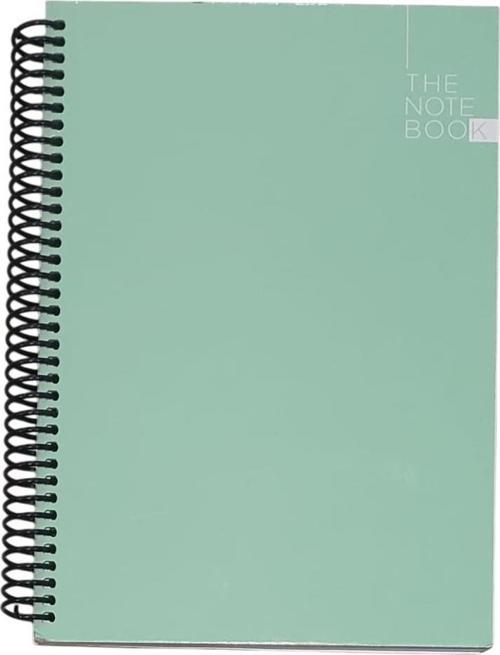 17x24Cm 120 Yaprak Kareli Spiralli Sert Kapak Not Defteri 410402-99 (Karışık Renk 1 Adet)