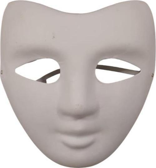 Maske İnsan Yüzü Yarım 3028 Vtk-Msk19