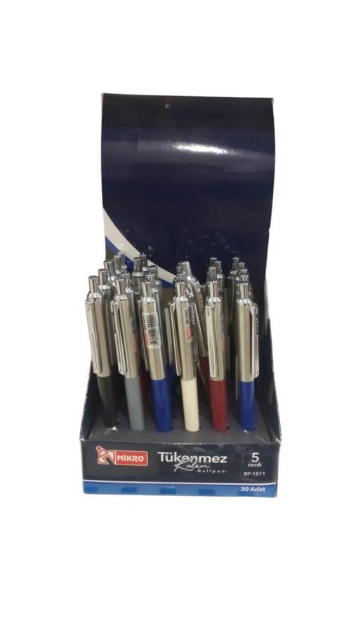 Tükenmez Kalem 1,0 Mm 1011-30 Standlı (30 Lu Paket)