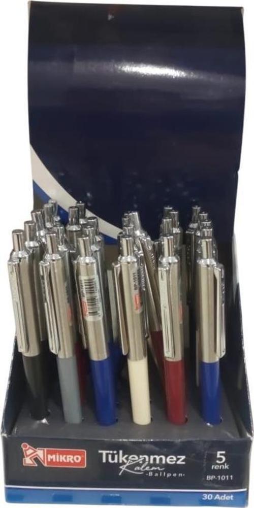 Tükenmez Kalem 1,0 Mm 1011-30 Standlı (30 Lu Paket)