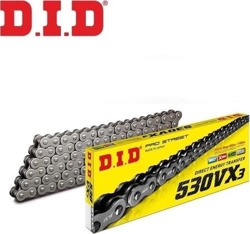 DID 530VX3 ÇELİK X-RİNG ZİNCİR-124 BAKLA