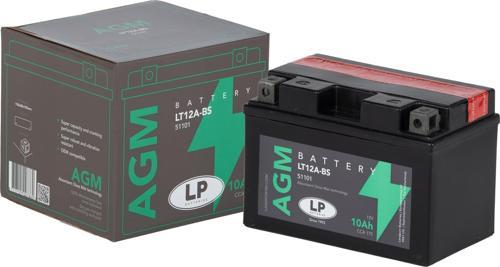 AGM AKÜ LT12A-BS 10 A KG: 3,29 L:150 W:88 H:105 CCA: 175 SYM WOLF 250cc 2013-2015