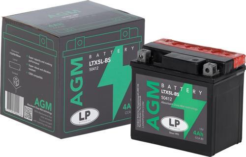 AGM AKÜ LTX5L-BS 4 A KG: 1,67 L:113 W:70 H:105 CCA: 80 YAMAHA WR F 250cc 2003-2021