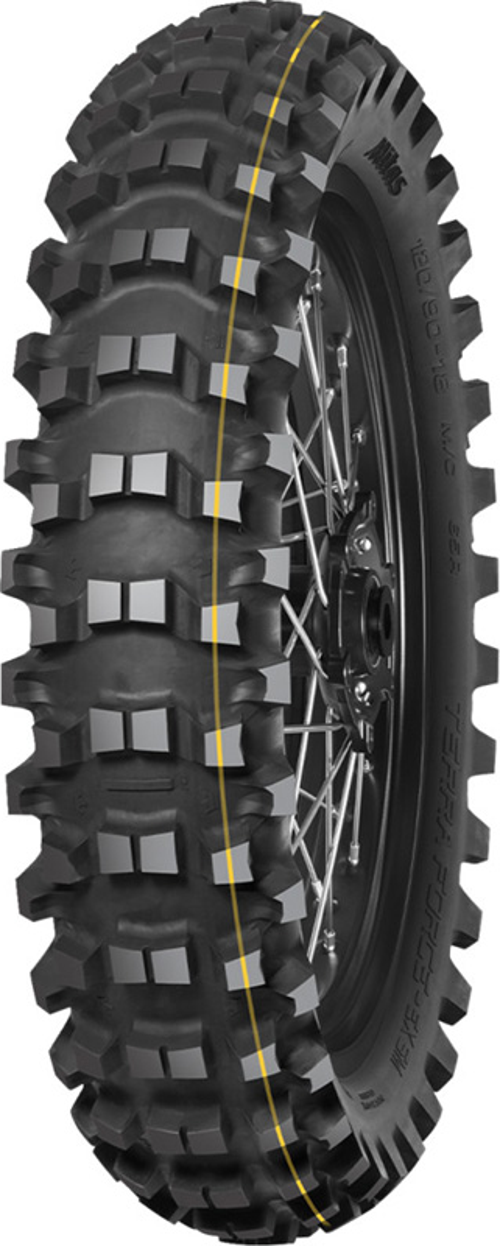 120/90-18 Mitas Terra Force-Ex Sm 65R Super Lıght Yeşil Çizgi Arka Lastik