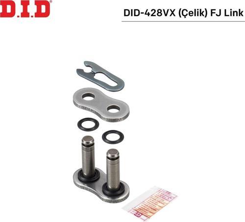 DID-428VX ÇELİK F J BİRLEŞTİRİCİ BAKLA YAMAHA YZF R125cc 2008-2020