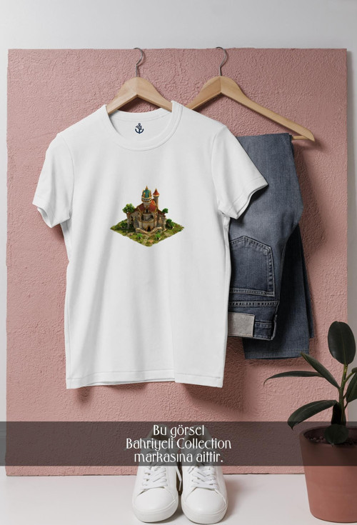 Oversize Elvenar Building Tribal Wars 2 Innogames Tasarımlı Unisex T-Shirt