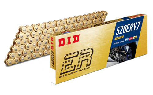 DID 520 ERV7 ÖZEL SERİ ZİNCİR - 120 BAKLA KAWASAKI VULCAN S 650cc GOLD ZİNCİR 2015-2023