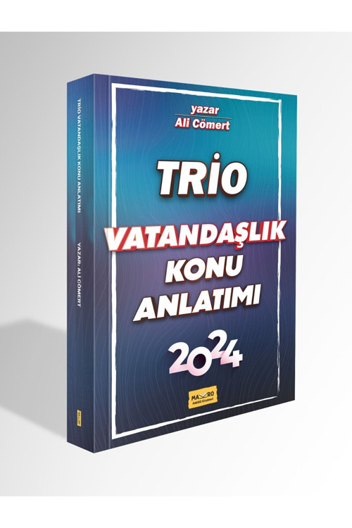 2024 KPSS Vatandaşlık Trio Konu Anlatımı - Ali Cömert Makro Kitabevi