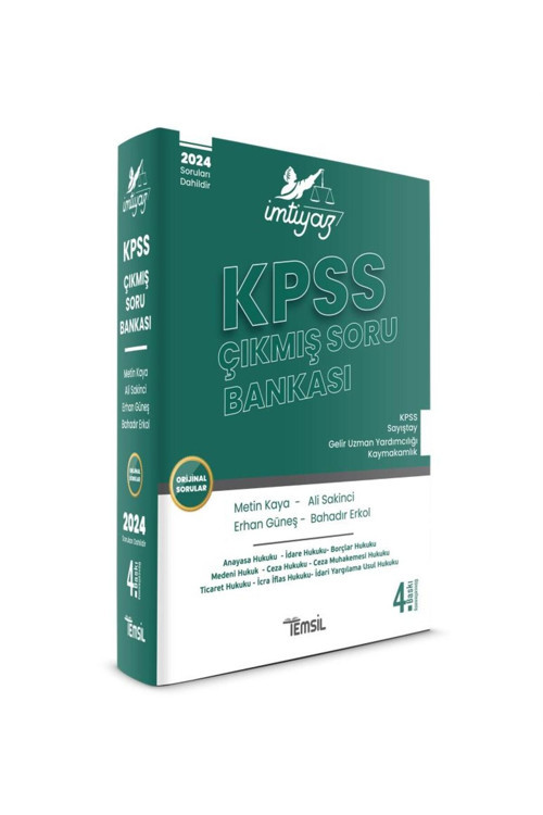 İMTİYAZ KPSS Çıkmış Soru Bankası