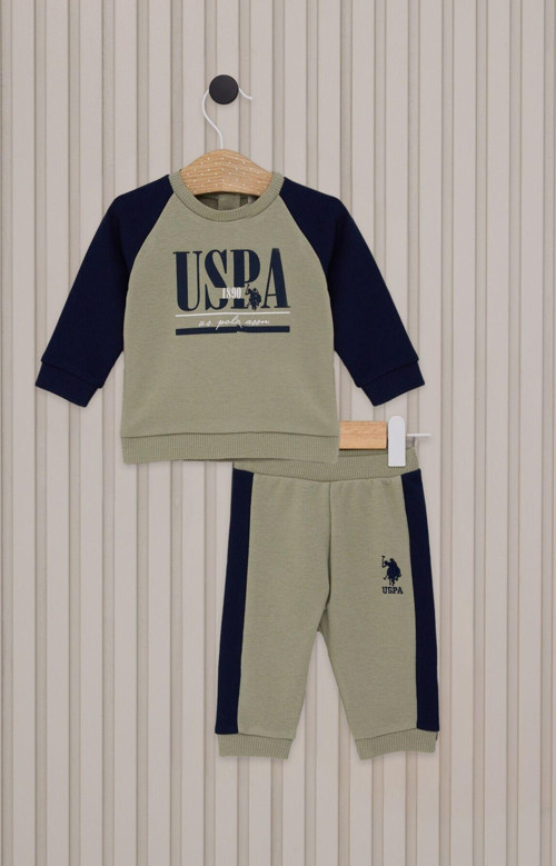 U.S. Polo Assn Erkek Bebek Yeşil Bebek Takım