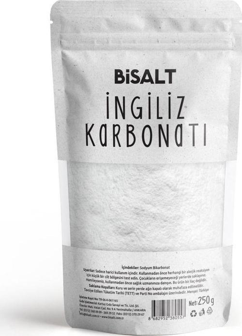 Sodyum Bikarbonat (İngiliz Karbonatı) 250 G