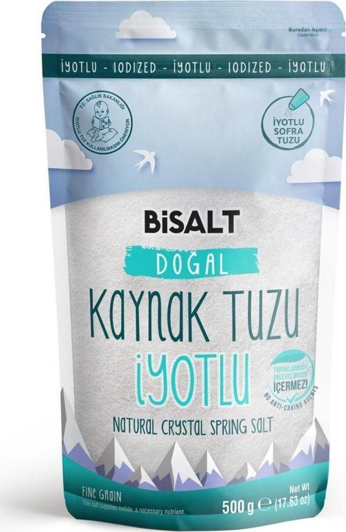 Delice Doğal Kaynak Tuzu (İyotlu İnce) 500 G
