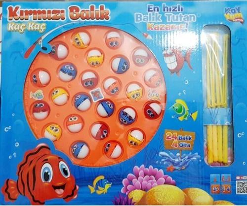 Pilli Müzikli Balık Yakalama Oyunu 24 Balık 4 Olta