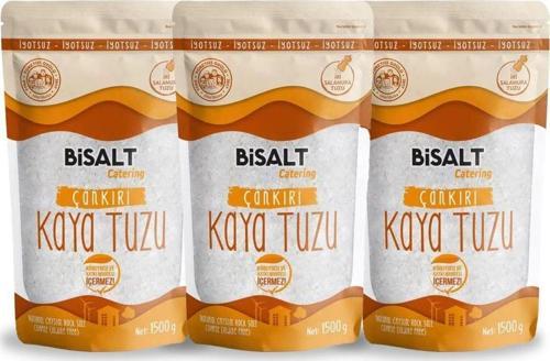 Çankırı Kaya Tuzu Sofrada Öğütme 3 X 1500 G (3'Lü Avantaj Paketi)