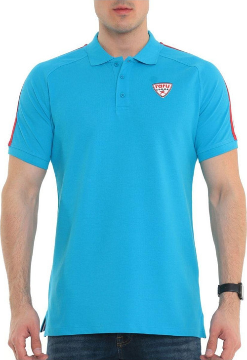 Erkek Kısa Kollu Polo T-Shirt Lunıus Turkuaz