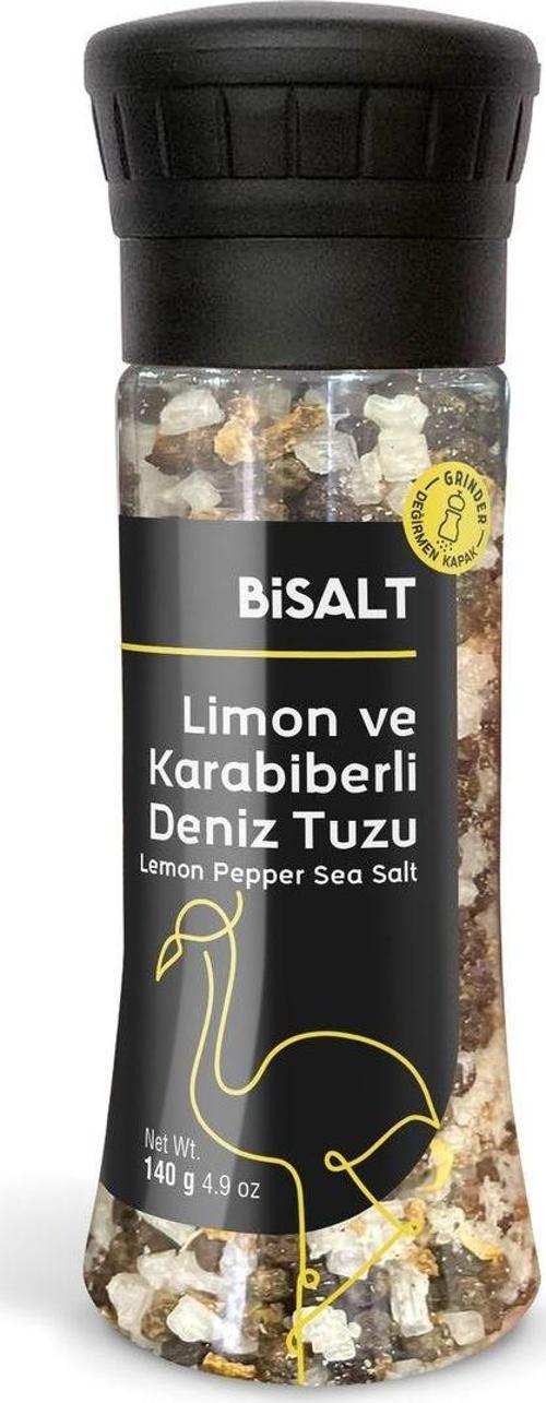 Limon Ve Karabiberli Deniz Tuzu Değirmen 140 G