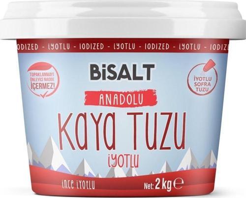 Anadolu Kaya Tuzu Ince Iyotlu 2 Kg
