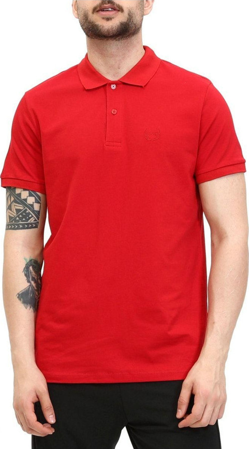 Spqr Erkek Kısa Kollu Polo T-Shirt Sanctus Kırmızı