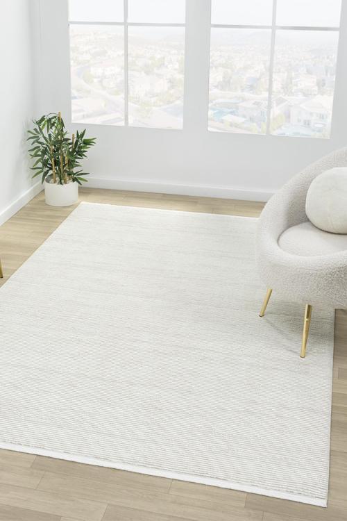 Touch Beyaz Salon Oturma Odası Çocuk Odası Yatak Odası Halısı 0TO359