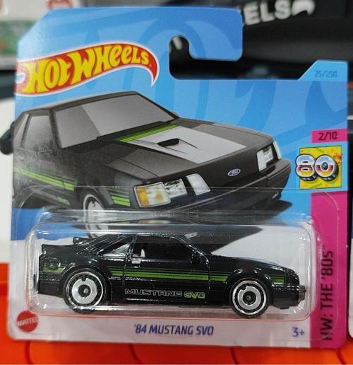 84 Mustang Svo (Black) 1:64 Ölçek Mini Metal Araba