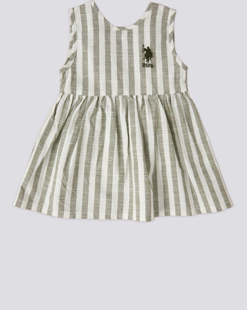 U.S. Polo Assn Kız Bebek Vizon Elbise