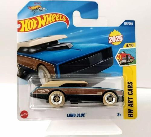Long Bloc 2025 Hw Art Cars Serisi 1:64 Koleksiyon Arabası 9/10