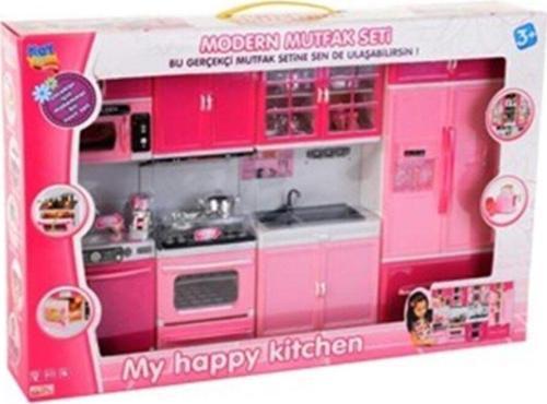 My Happy Kitchen Oyuncak 3836 Pilli 4 Lü Mutfak Seti