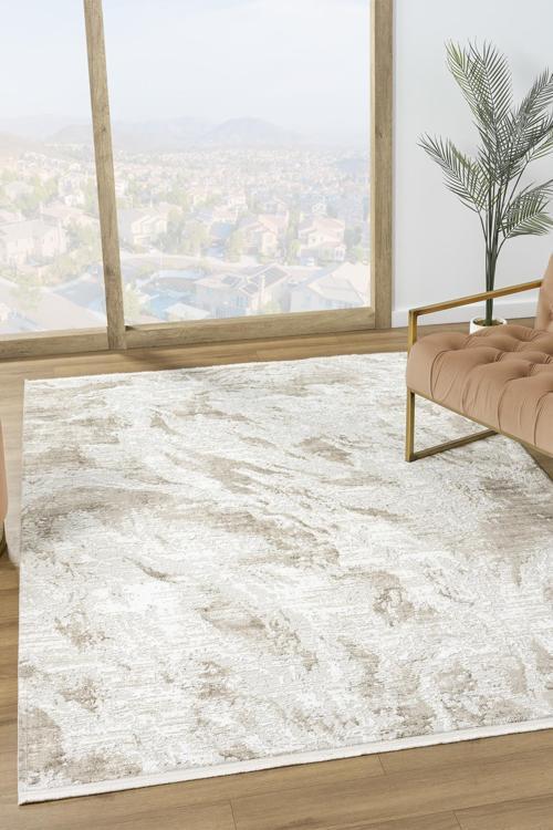 Touch Bej Salon Oturma Odası Çocuk Odası Yatak Odası Halısı 0TO366