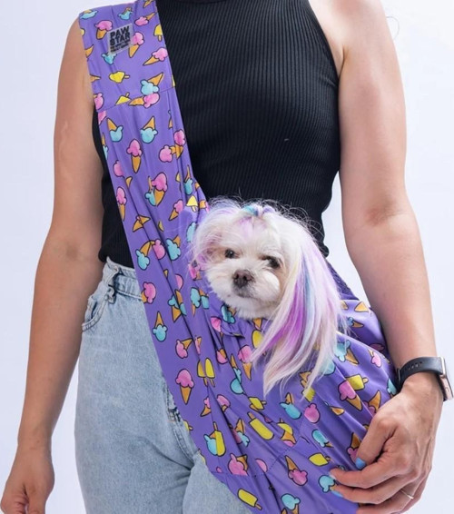 Ice Cream Crossbody Küçük Irk Köpek Çapraz Taşıma Çantası