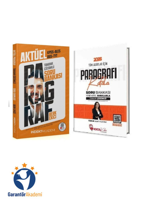 Hoca Kafası + İndeks 2025 KPSS TYT ALES DGS Paragrafı Kafala Soru Bankası 2 li Set