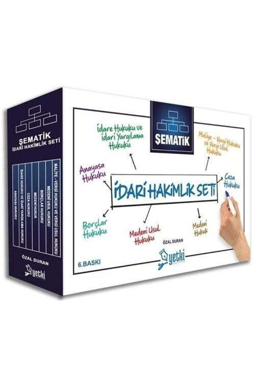 Idari Hakimlik Şematik Seti Yetki Yayınları 2025 Güncel Baskı