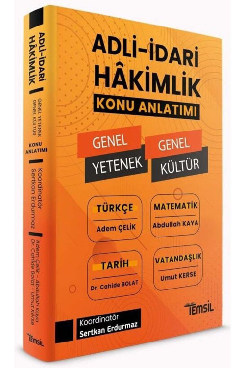 Temsil Yeni Baskı Adli İdari Hakimlik Genel Yetenek Genel Kültür Konu Anlatımı