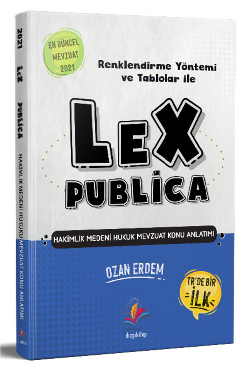 Lex Publica Hakimlik Medeni Hukuk Mevzuat Konu Anlatımı Yayınları 2021