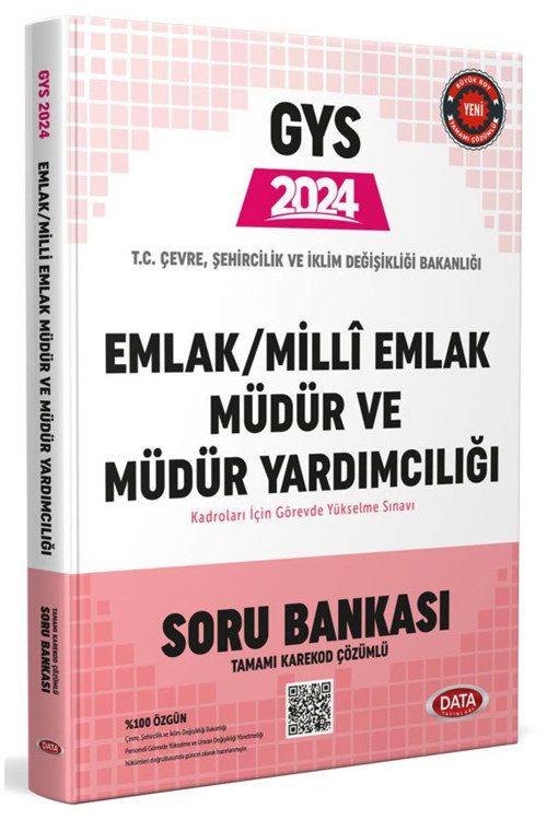 Çevre ve Şehircilik Bakanlığı GYS Emlak - Milli Emlak Müdür ve Müdür Yardımcılığı Soru - Karekod